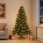 Preview: Künstlicher Weihnachtsbaum mit Weihnachtskugel 240 cm 300 LEDs