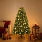 Preview: Künstlicher Weihnachtsbaum mit Weihnachtskugel 120 cm 150 LEDs