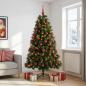Preview: Künstlicher Weihnachtsbaum mit Weihnachtskugel 210 cm 300 LEDs