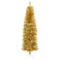 Preview: Künstlicher schlanker Weihnachtsbaum mit Kugeln 180 cm 300 LEDs
