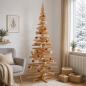 Preview: Holz Weihnachtsbaum KOTKA 240 cm Massives Kiefernholz