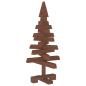Preview: Holz Weihnachtsbaum KOTKA 60 cm Massives Kiefernholz