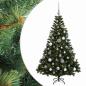 Preview: Künstlicher Weihnachtsbaum mit Kugel 120 cm 150 LEDs