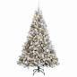 Preview: Künstlicher Weihnachtsbaum mit Kugel 210 cm 300 LEDs