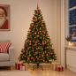 Preview: Künstlicher Weihnachtsbaum mit Kugel 240 cm 300 LEDs