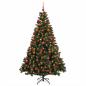 Preview: Künstlicher Weihnachtsbaum mit Kugel 240 cm 300 LEDs