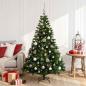 Preview: ARDEBO.de - Künstlicher Weihnachtsbaum mit Kugel 150 cm 150 LEDs
