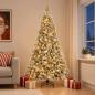 Preview: ARDEBO.de - Künstlicher Weihnachtsbaum mit Kugel 210 cm 300 LEDs