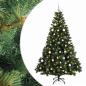 Preview: Künstlicher Weihnachtsbaum mit Kugel 180 cm 300 LEDs