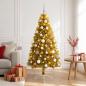 Preview: ARDEBO.de - Künstlicher Weihnachtsbaum mit Weihnachtskugel 120 cm 150 LEDs