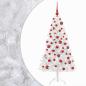 Preview: Künstlicher Weihnachtsbaum mit Weihnachtskugel 180 cm 300 LEDs