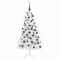 Preview: Künstlicher Weihnachtsbaum mit Weihnachtskugel 180 cm 300 LEDs