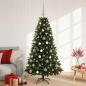 Preview: ARDEBO.de - Künstlicher Weihnachtsbaum mit Kugel 150 cm 150 LEDs