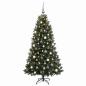 Preview: Künstlicher Weihnachtsbaum mit Kugel 240 cm 300 LEDs