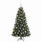 Preview: Künstlicher Weihnachtsbaum mit Kugel 180 cm 300 LEDs