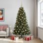 Preview: ARDEBO.de - Künstlicher Weihnachtsbaum mit Kugel 210 cm 300 LEDs