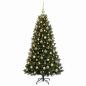 Preview: Künstlicher Weihnachtsbaum mit Kugel 210 cm 300 LEDs