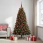 Preview: Künstlicher Weihnachtsbaum mit Kugel 210 cm 300 LEDs