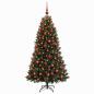 Preview: Künstlicher Weihnachtsbaum mit Kugel 210 cm 300 LEDs