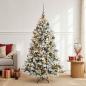 Preview: ARDEBO.de - Künstlicher Weihnachtsbaum mit Kugel 120 cm 150 LEDs