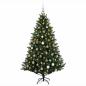 Preview: Künstlicher Weihnachtsbaum mit Kugel 180 cm 300 LEDs