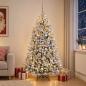 Preview: ARDEBO.de - Künstlicher Weihnachtsbaum mit Kugel 210 cm 300 LEDs