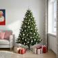 Preview: ARDEBO.de - Künstlicher Weihnachtsbaum mit Kugel 240 cm 300 LEDs