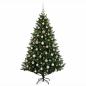 Preview: Künstlicher Weihnachtsbaum mit Kugel 240 cm 300 LEDs