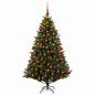 Preview: Künstlicher Weihnachtsbaum mit Kugel 210 cm 300 LEDs
