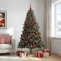 Preview: Künstlicher Weihnachtsbaum mit Weihnachtskugel 210 cm 300 LEDs