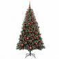 Preview: Künstlicher Weihnachtsbaum mit Weihnachtskugel 180 cm 300 LEDs