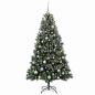 Preview: Künstlicher Weihnachtsbaum mit Weihnachtskugel 180 cm 300 LEDs