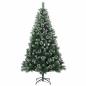 Preview: Künstlicher Weihnachtsbaum mit Weihnachtskugel 180 cm 300 LEDs
