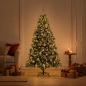 Preview: ARDEBO.de - Künstlicher Weihnachtsbaum mit Weihnachtskugel 240 cm 300 LEDs