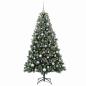 Preview: Künstlicher Weihnachtsbaum mit Weihnachtskugel 240 cm 300 LEDs
