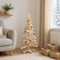 Preview: Holz Weihnachtsbaum KOTKA 90 cm Massives Kiefernholz Natürlich