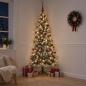 Preview: ARDEBO.de - Künstlicher Weihnachtsbaum mit Weihnachtskugel 180 cm 300 LEDs