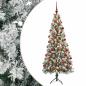Preview: Künstlicher Weihnachtsbaum mit Weihnachtskugel 180 cm 300 LEDs