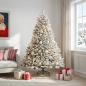 Preview: ARDEBO.de - Künstlicher Weihnachtsbaum mit Weihnachtskugel 180 cm 300 LEDs