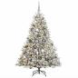 Preview: Künstlicher Weihnachtsbaum mit Weihnachtskugel 210 cm 300 LEDs