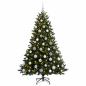 Preview: Künstlicher Weihnachtsbaum mit Weihnachtskugel 240 cm 300 LEDs