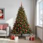 Preview: Künstlicher Weihnachtsbaum mit Weihnachtskugel 180 cm 300 LEDs