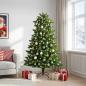 Preview: Künstlicher Weihnachtsbaum mit Kugel 240 cm 300 LEDs