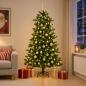 Preview: ARDEBO.de - Künstlicher Weihnachtsbaum mit Weihnachtskugeln 180 cm 300 LEDs