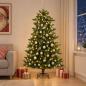 Preview: ARDEBO.de - Künstlicher Weihnachtsbaum mit Weihnachtskugeln 180 cm 300 LEDs