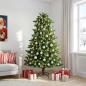 Preview: Künstlicher Weihnachtsbaum mit Weihnachtskugeln 240 cm 300 LEDs