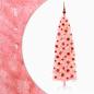 Preview: Künstlicher schmaler Weihnachtsbaum mit Weihnachtskugel 180 cm