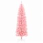 Preview: Künstlicher schmaler Weihnachtsbaum mit Weihnachtskugel 240 cm