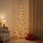Preview: Holz Weihnachtsbaum KOTKA 240 cm Massives Kiefernholz Natürlich