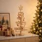 Preview: ARDEBO.de - Holz Weihnachtsbaum KOTKA 60 cm Massives Kiefernholz Natürlich